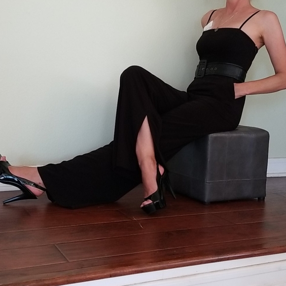 Express  High Waisted Jumpsuit - Picture 7 of 12